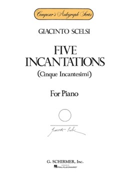 5 Incantations by Scelsi Giacinto for Piano
