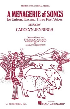 Menagerie Of Songs A by Jennings Carolyn - Hayes Mark - for 3-Part