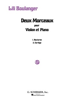2 Morceaux: Nocturne and Cortège by Boulanger Lili for Violin