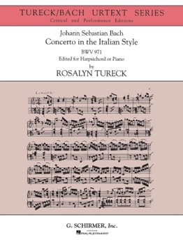 Italian Concerto by Bach Johann Sebastian - Tureck - for Piano