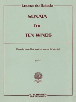 Sonata for 10 Winds by Balada Leonardo for Score