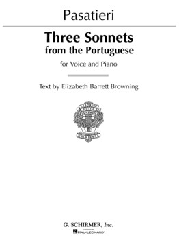 3 Sonnets From The Portuguese by Pasatieri Thomas for Vocal Collection