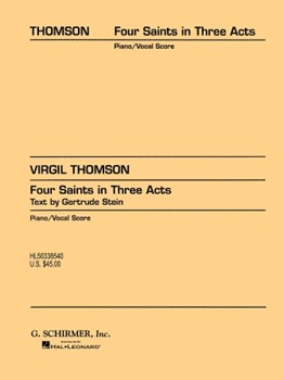 Four Saints in Three Acts by Thomson Virgil for