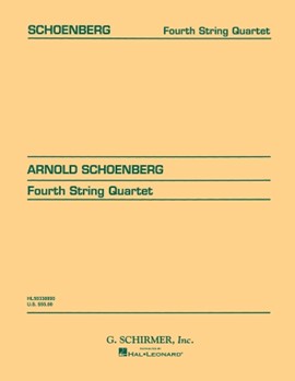 String Quartet No. 4 Op. 37 by Schoenberg Arnold for Score