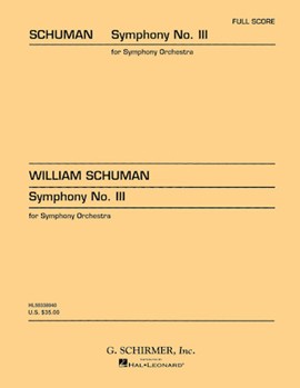Symphony No. 3 by Schuman William for Score