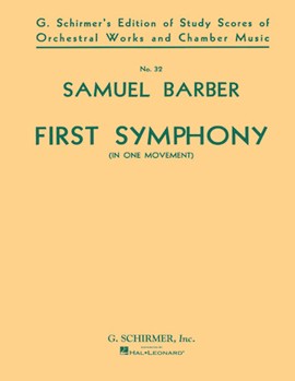 Symphony #1 (in 1 Movement) Opus 9 by Barber for Full Score