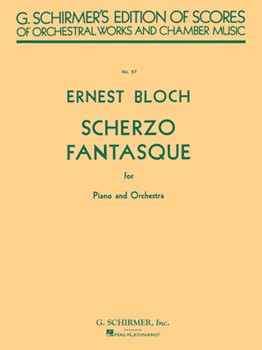 Scherzo Fantasque by Bloch Ernest for Score