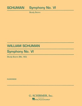 Symphony No. 6 (in one movement) by Schuman William for Score