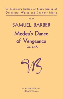 Medeas Dance of Vengeance Op. 23a by Barber Samuel for Study Score