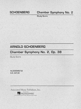 Chamber Symphony No. 2 Op. 38 by Schoenberg Arnold for Score