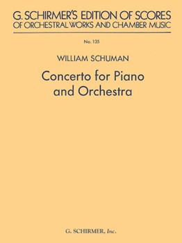 Concerto for Piano and Orchestra by Schuman William for Score