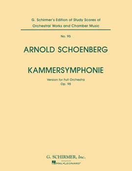Kammersymphonie Op. 9B (Chamber Symphony) by Schoenberg Arnold for Score