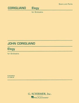 Elegy for Orchestra by Corigliano John for Score