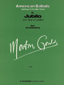 III. Jubilo by Gould Morton for Score