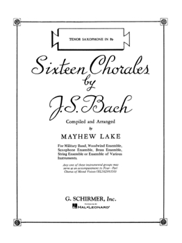 Sixteen Chorales - Tenor Sax