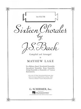 16 Chorales by Bach Johann Sebastian - Lake Mayhew - for Cello 2