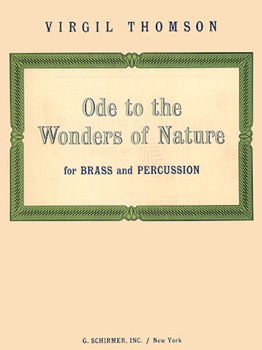 Ode To The Wonders Of Nature - Brass & Percussion - Complete Set by Thomson Virgil for
