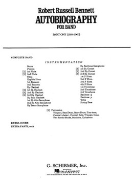 Autobiography Pt 1 (1894-1900) by Bennett Robert Russell for Full Score