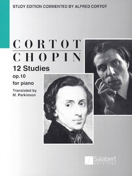 Etudes Opus 10 English Edition by Chopin Frederic - Cortot - for Piano