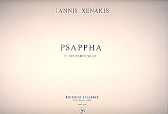 Psappha by Iannis Xenakis for