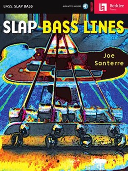 Slap Bass Lines by Santerre Joe for Elec Bass (Bk/cd)