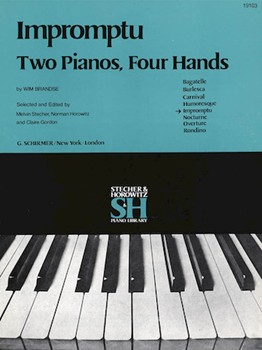 Impromptu (set) by Brandse Hans for 2 Piano 4 Hands