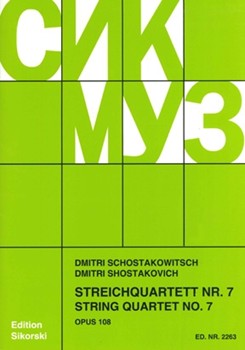 String Quartet No. 7 Op. 108 by Shostakovich Dmitri for