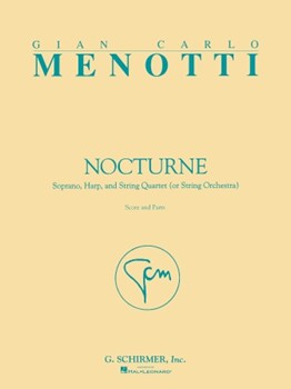 Nocturne Op. 54 No. 4 by Menotti Gian Carlo for String Set