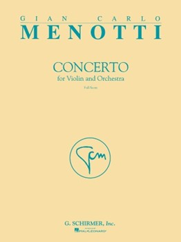 Concerto by Menotti Gian Carlo for Score