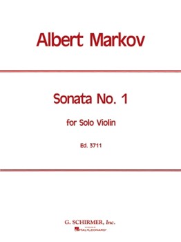 Sonata No. 1 by Markov Albert for Violin