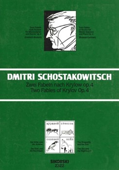 2 Krylov Fables Op. 4 by Shostakovich Dmitri for