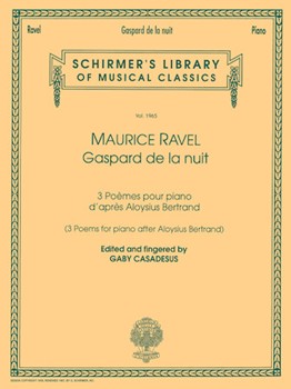 Gaspard De La Nuit by Ravel Maurice for Piano