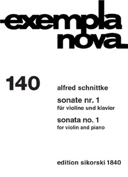 Sonata No1 For Violin/piano *** Replaces Sik6268 *** by for