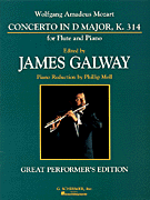 Concerto No. 2 in D Major, K. 314 - for Flute & Piano Reduction Flute