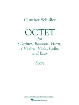 Octet by Schuller Gunther for Score
