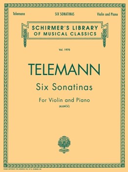 6 Sonatas by Telemann Georg Philipp - Klopcic Rok - for Violin and Piano