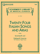 Hal Leonard Various   24 Italian Songs & Arias - Medium High Voice - Book / CD