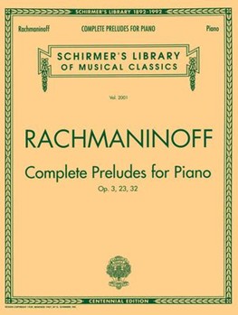 Preludes Opp 3 #2 23 32 Complete by Rachmaninoff Sergei - Oesterle - for Piano