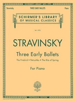 Three Early Ballets by Stravinsky Igor for Piano
