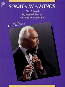 Sonata in A Minor Op. 2 No. 6 by Blavet Michel for Flute