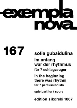 In the Beginning There Was Rhythm by Gubaidulina Sofia for Score
