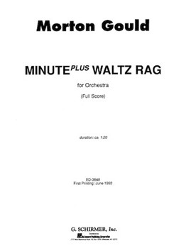 Minute Plus Waltz Rag Full Score by for Score
