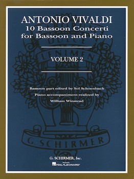 10 Bassoon Concerti Volume 2 by Vivaldi Antonio Lucio - Schoenbach Sol - for Bassoon Solo