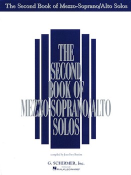 Second Book Of Mezzo-Soprano/Alto Solos Part 1 Book VOCAL