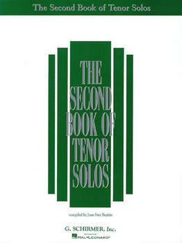 Second Book Of Tenor Solos Part 1 Book VOCAL