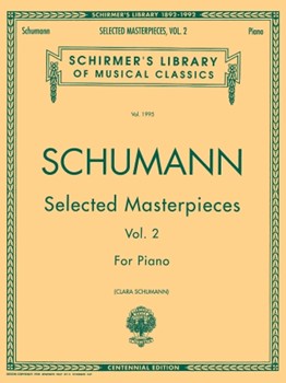 Selected Masterpieces Volume 2 by Schumann for Piano
