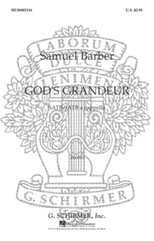 God's Grandeur by Barber Samuel for SATB