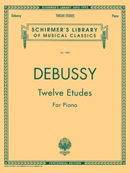 Twelve Etudes by Debussy Claude for Piano