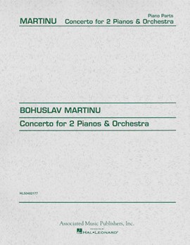 Concerto for Two Pianos by Martinu Bohuslav for