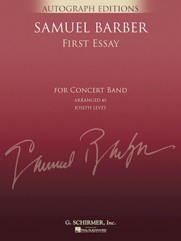First Essay by Barber Samuel - Levey Joseph - for Score